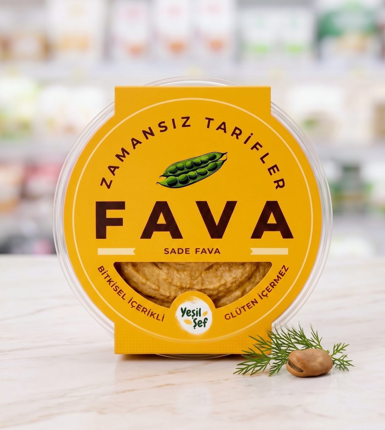 Yeşil Şef Fava ambalajı